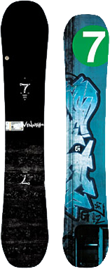 Burton Seven Snowboard, 2008 - CrazySnowBoarder Review